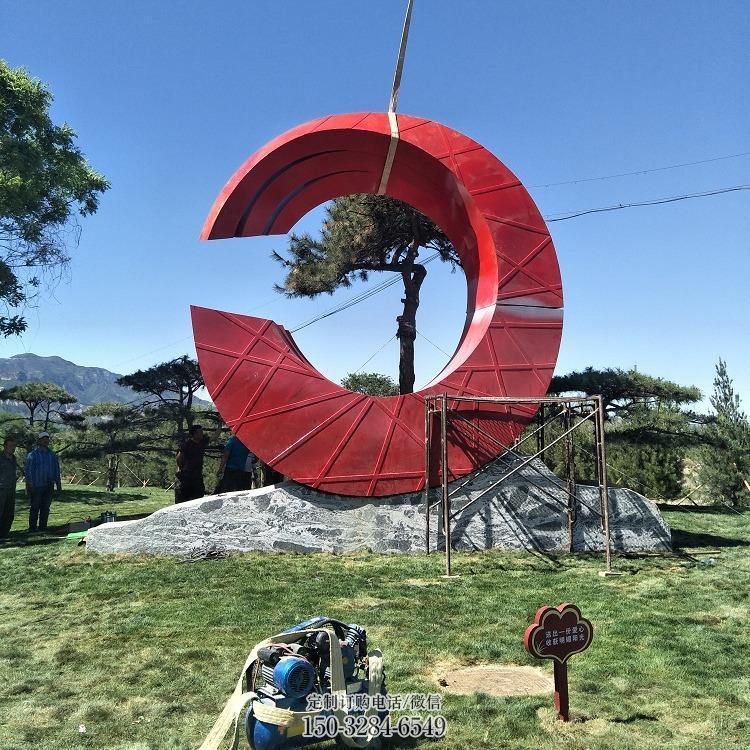 铜川草地精神堡垒雕塑 现代校园标识雕塑 大型标牌雕塑 铜川草地精神堡垒雕塑 现代校园标识雕塑 大型标牌雕塑